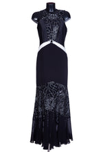 Carica l&#39;immagine nel visualizzatore di Gallery, Vestito da donna elegante con taglie forti P1F
