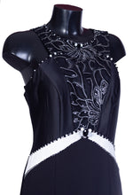 Carica l&#39;immagine nel visualizzatore di Gallery, Vestito da donna elegante con taglie forti P1F
