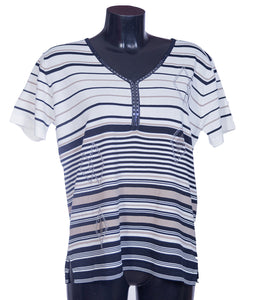 Maglia elegante estiva da donna con vestibilità comoda QZ826