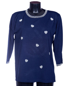Maglia estiva da donna con vestibilità comoda 0062