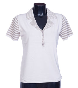 Polo estiva  da donna con vestibilità comoda QZ8914