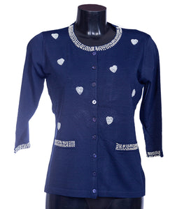 Cardigan  da donna con vestibilità comoda 0071