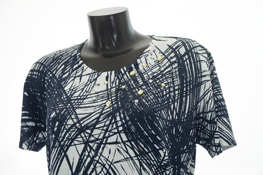 Maglia estiva elegante da donna con vestibilità comoda 8026