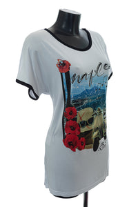 Maglia estiva da donna con vestibilità comoda 0001