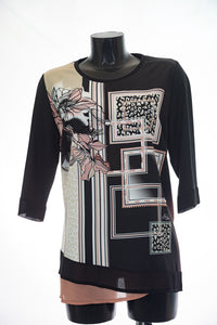 Maglia elegante da donna  con taglie forti conformate FIRENZE