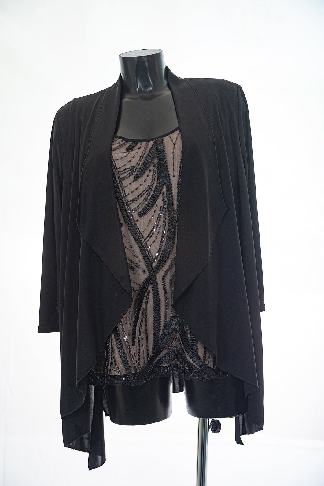 Twin set elegante da donna con taglie forti conformate BOLIVIA