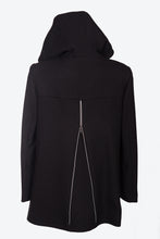 Carica l&#39;immagine nel visualizzatore di Gallery, Cappotto da donna in tessuto NEVADA con cappuccio e con taglie forti LM081
