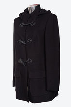 Carica l&#39;immagine nel visualizzatore di Gallery, Cappotto da donna in tessuto TERME DOULBE con cappuccio e con taglie forti LORY
