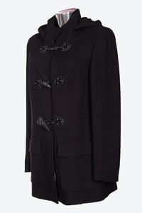 Cappotto da donna in tessuto TERME DOULBE con cappuccio e con taglie forti LORY