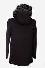 Carica l&#39;immagine nel visualizzatore di Gallery, Cappotto da donna in tessuto armaturato e tweed e con taglie forti LM115
