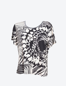 Twinset elegante da donna con maniche lunghe e con taglie forti LISBONA LUREX