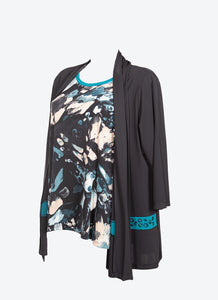 Twinset elegante da donna con maniche lunghe e con taglie forti e conformate GAIAOVER2021